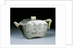 Teapot with calligraphy by Unknown