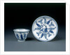 Cup and saucer. China, Kangxi period, c. 1662-1722 by unknown