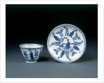 Cup and saucer. China, Kangxi period, c. 1662-1722 by unknown