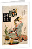 The Courtesan Suganosuke of Okamoto-ya in the Fourth Month by Keisai Eisen