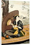 Representation of a Boating Courtesan by Utagawa Kunisada
