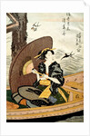 Representation of a Boating Courtesan by Utagawa Kunisada