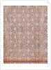 Small Syringa furnishing fabric by Edward William Godwin