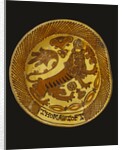 Heraldic Lion Dish by Thomas Toft