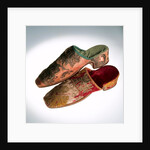 Man's slippers. Britain, 1710-20 by Unknown