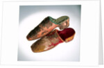 Man's slippers. Britain, 1710-20 by Unknown