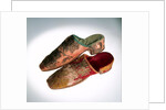 Man's slippers. Britain, 1710-20 by Unknown