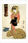 The Courtesan Tachibana of Tsuru-ya by Utagawa Kunisada
