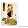 The Courtesan Tachibana of Tsuru-ya by Utagawa Kunisada
