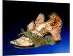 Woman's shoe. Britain, 1730-40 by Unknown