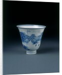 Porcelain cup. China, Qing dynasty, 1662-1722 by Unknown