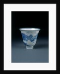 Porcelain cup. China, Qing dynasty, 1662-1722 by Unknown
