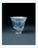 Porcelain cup. China, Qing dynasty, 1662-1722 by Unknown