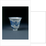 Porcelain cup. China, Qing dynasty, 1662-1722 by Unknown