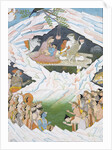 Holy Family of Siva, Parvati, Kartikiyya and Ganesa on Mount Kailash by Unknown