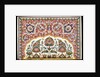 Wall painting design. Amritsar, India, 19th century by Unknown