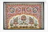 Wall painting design. Amritsar, India, 19th century by Unknown