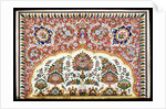Wall painting design. Amritsar, India, 19th century by Unknown
