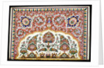 Wall painting design. Amritsar, India, 19th century by Unknown