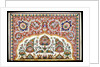 Wall painting design. Amritsar, India, 19th century by Unknown