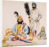 Gulab Singh of Kashmir, with child by William Carpenter