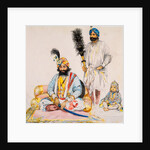 Gulab Singh of Kashmir, with child by William Carpenter