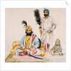 Gulab Singh of Kashmir, with child by William Carpenter