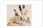 Gulab Singh of Kashmir, with child by William Carpenter