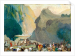 Mountain scene by George Landseer