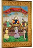 Timur Handing the Imperial Crown to Babur by Govardhan