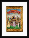 Timur Handing the Imperial Crown to Babur by Govardhan