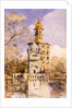 The Akalis Tower at Amritsar by William Carpenter