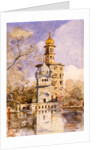 The Akalis Tower at Amritsar by William Carpenter