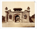 Ram Bagh Gateway by Felice Beato
