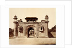 Ram Bagh Gateway by Felice Beato