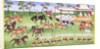 Polo match. Mandalay, Burma, 19th century by Unknown