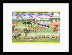 Polo match. Mandalay, Burma, 19th century by Unknown