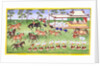 Polo match. Mandalay, Burma, 19th century by Unknown