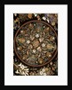 Detail of top table with floral design inlay by J. Randall