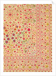Floorspread, detail. India, 18th century by Unknown