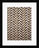 Furnishing fabric with chevron-like bands by Gregory Brown & William Foxton