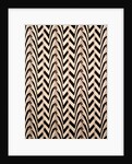 Furnishing fabric with chevron-like bands by Gregory Brown & William Foxton
