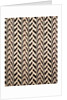 Furnishing fabric with chevron-like bands by Gregory Brown & William Foxton