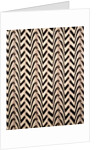 Furnishing fabric with chevron-like bands by Gregory Brown & William Foxton