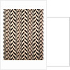 Furnishing fabric with chevron-like bands by Gregory Brown & William Foxton