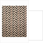 Furnishing fabric with chevron-like bands by Gregory Brown & William Foxton