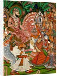 Raja Chattar Singh of Kota riding in a procession by Unknown