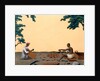 Carpenters making crates for the opium balls by Shiva Lal