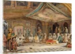 Interior of the Golden Temple, Amritsar by William Carpenter