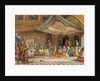Interior of the Golden Temple, Amritsar by William Carpenter